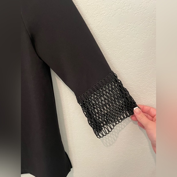 Ann Taylor XS Petite Women’s Black Blouse - Picture 2 of 7